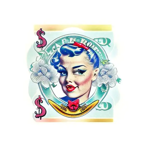 Pinup Money Sign