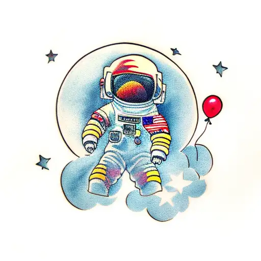 Astronaut With A Balloon