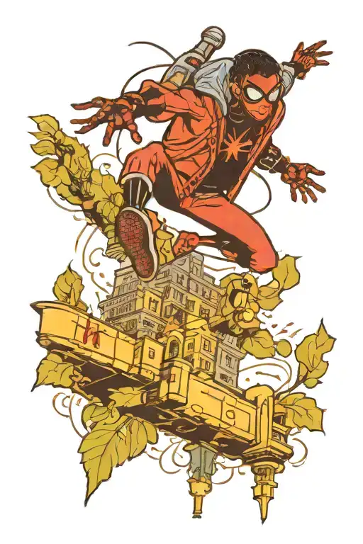 Miles Morales Leap Of Faith