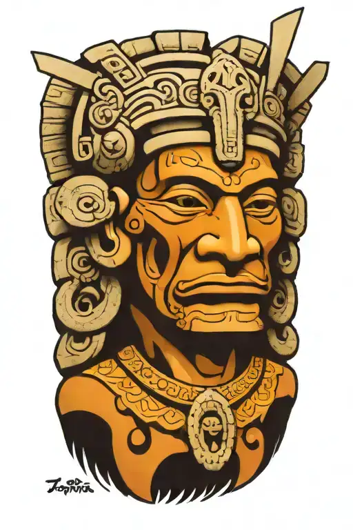 Mayan God Itzamna