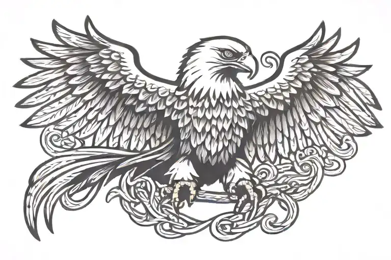 Eagle Intertwined