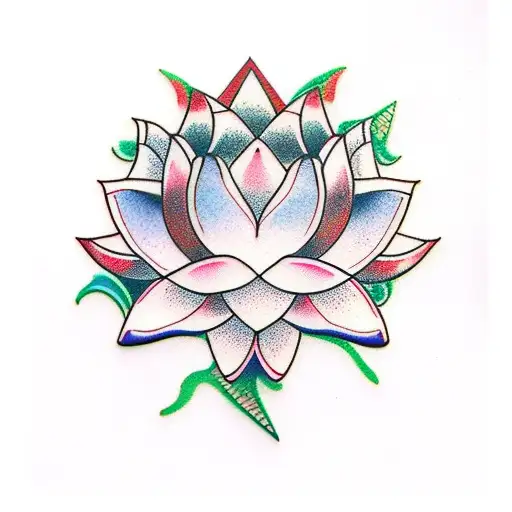 Lotus Flower With Anhk