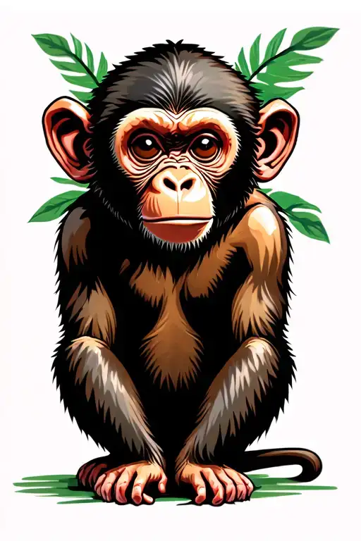Small Monkey Sitting