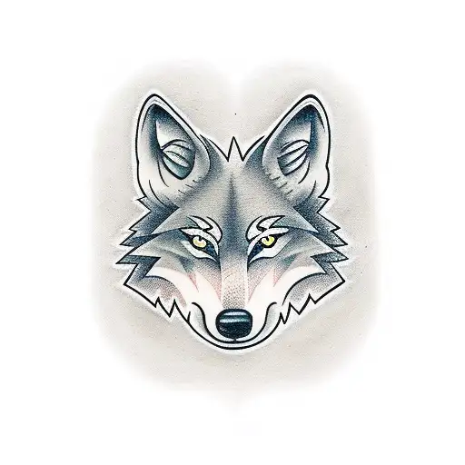 Wolf And Nordic Runes