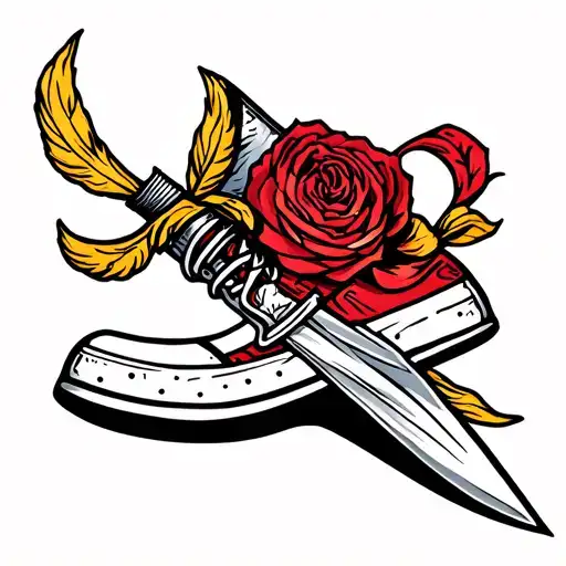 Dagger By Running Shoe