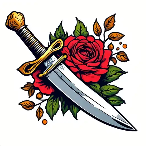 Dagger By Running Shoe