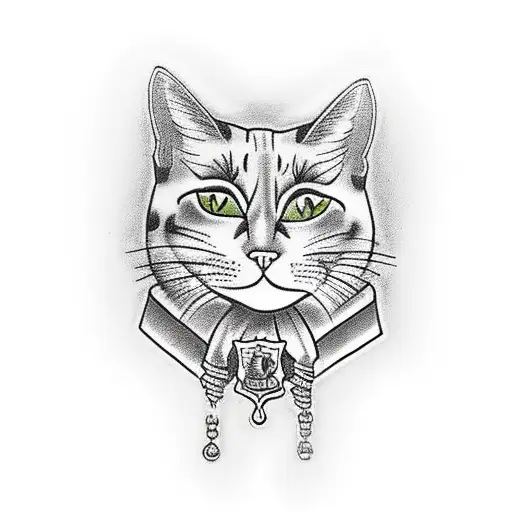 Cat In Military Uniform