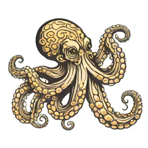 Octopus With Mouth Open