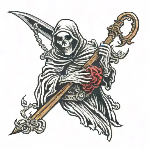 A Grim Reaper To Fit On The Chest