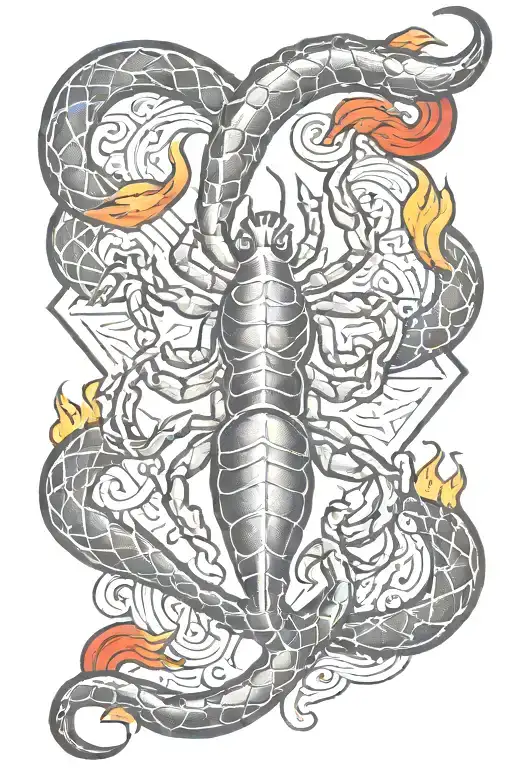 Scorpion Fire Diamond