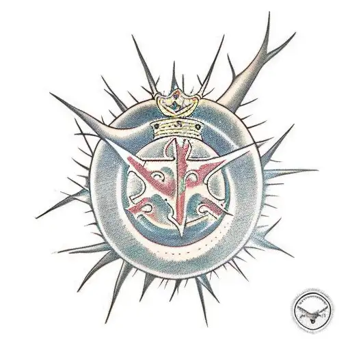 Crown Of Thorns With Blood