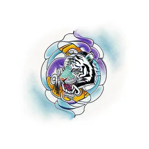 Yin And Yang Tiger