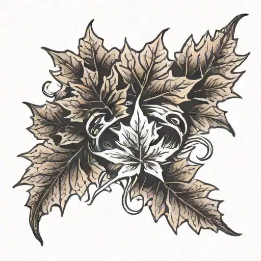 Ring Of Maple Leaves