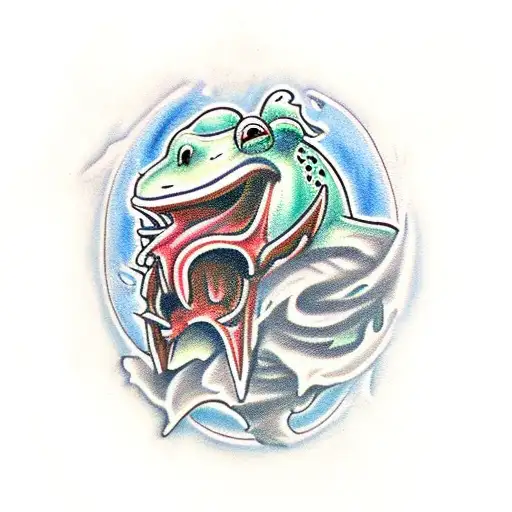 Warrior Of Darkness Frog