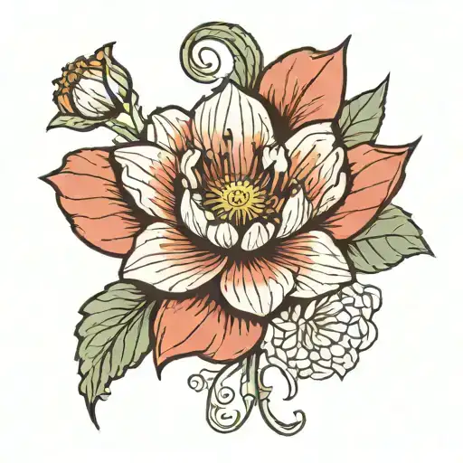 Poppy And Water Lily