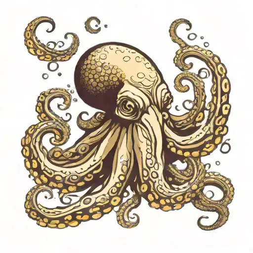 Octopus With Mouth Open