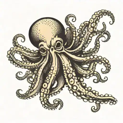 Octopus With Its Mouth Open