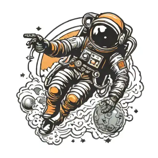 Astronaut In Space Horror