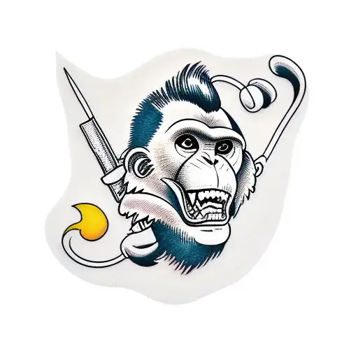 Rockabilly Monkey