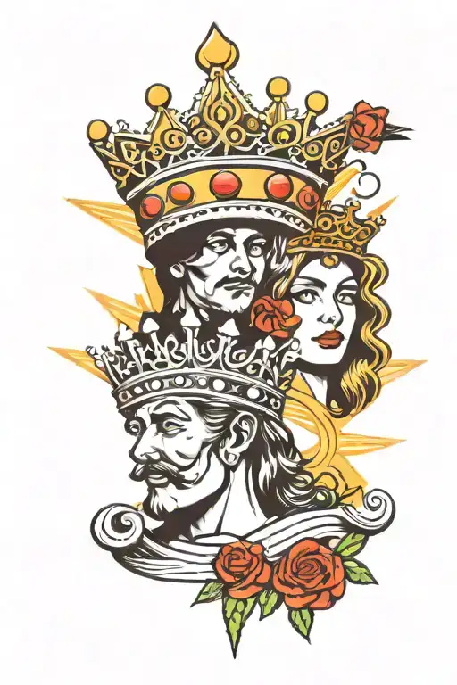 King Crown And Queen Crown