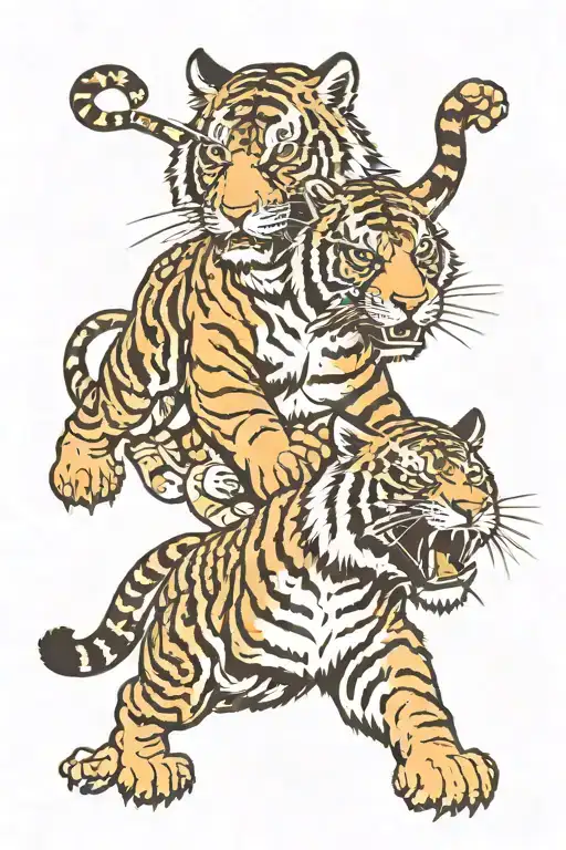 Tiger Fighting