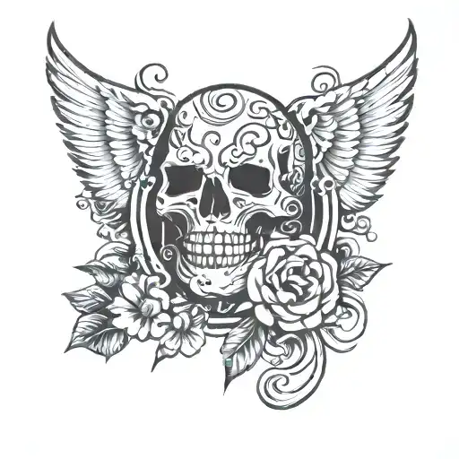 Design A American Traditional Flash Tattoo That Represents Enter Sandman By Metallica