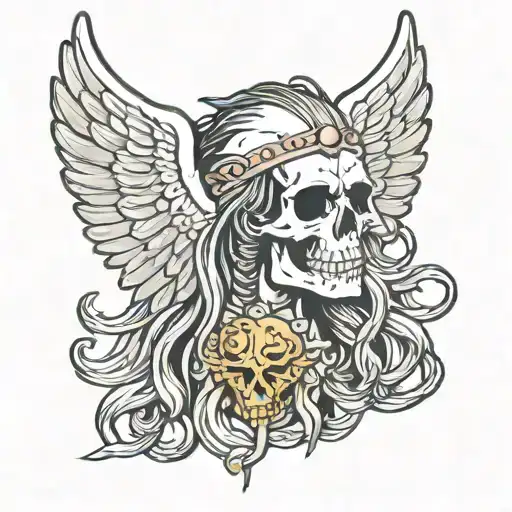 Skull Angel Viking Dreads