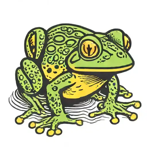 Vinyl 23 Frog Cartoon