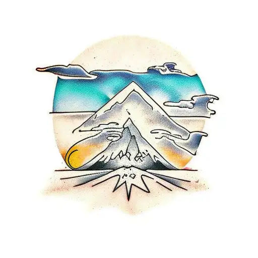 Beach Mountain Desert