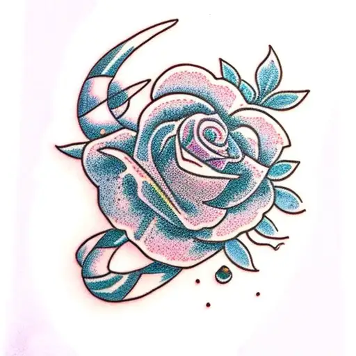 Lighthouse With Flowers