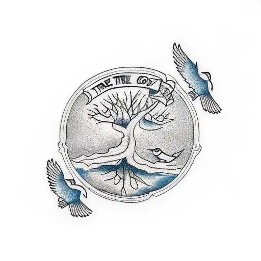 Tree With Three Birds