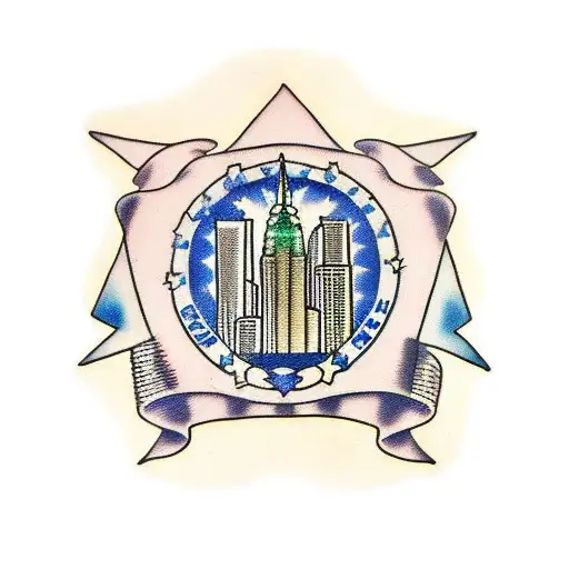 New York State With Italian Flag