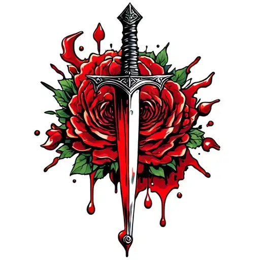 Dagger Dripping Blood