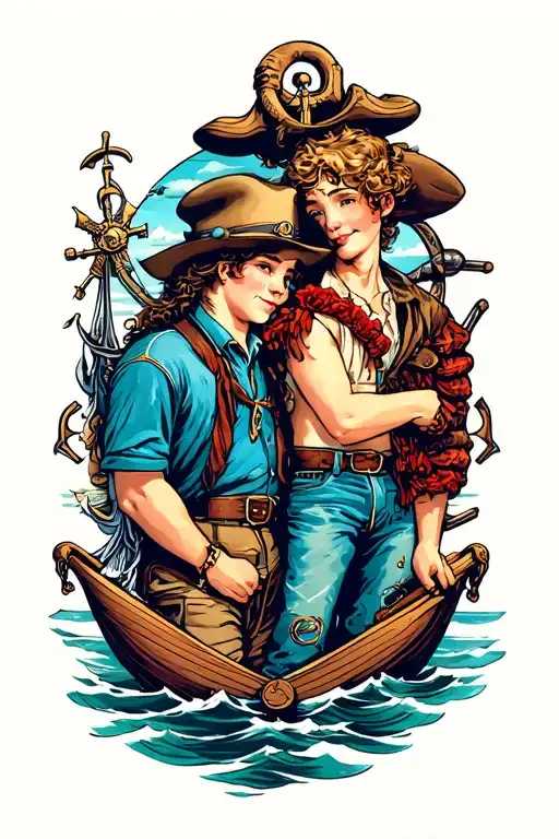 Jaxon And Cole Around A Nautical Theme