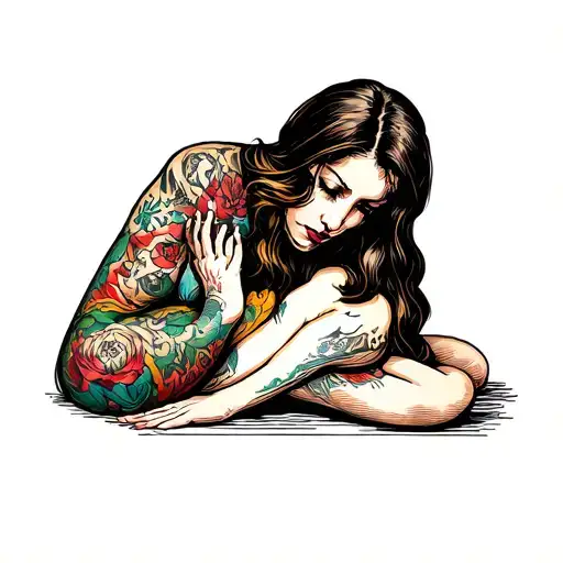 Anxiety Depicted As A Tangled