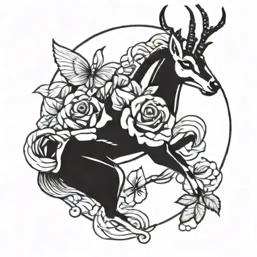 Gazelle And Rose