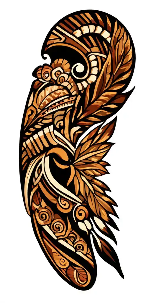 Polynesian Tribal Inspired
