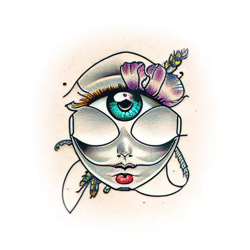 Iris With Semicolon Eyelid