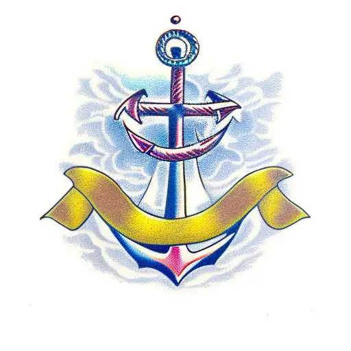 Anchor And Virgin Mary