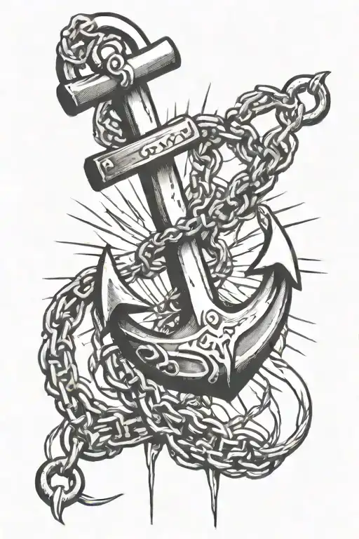 Anchor Chain Wrapped
