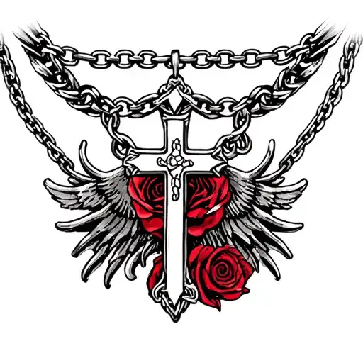 Buffy The Vampire Slayer Cross Necklace