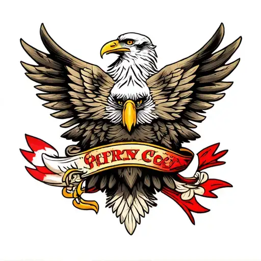 Two Headed Eagle Head