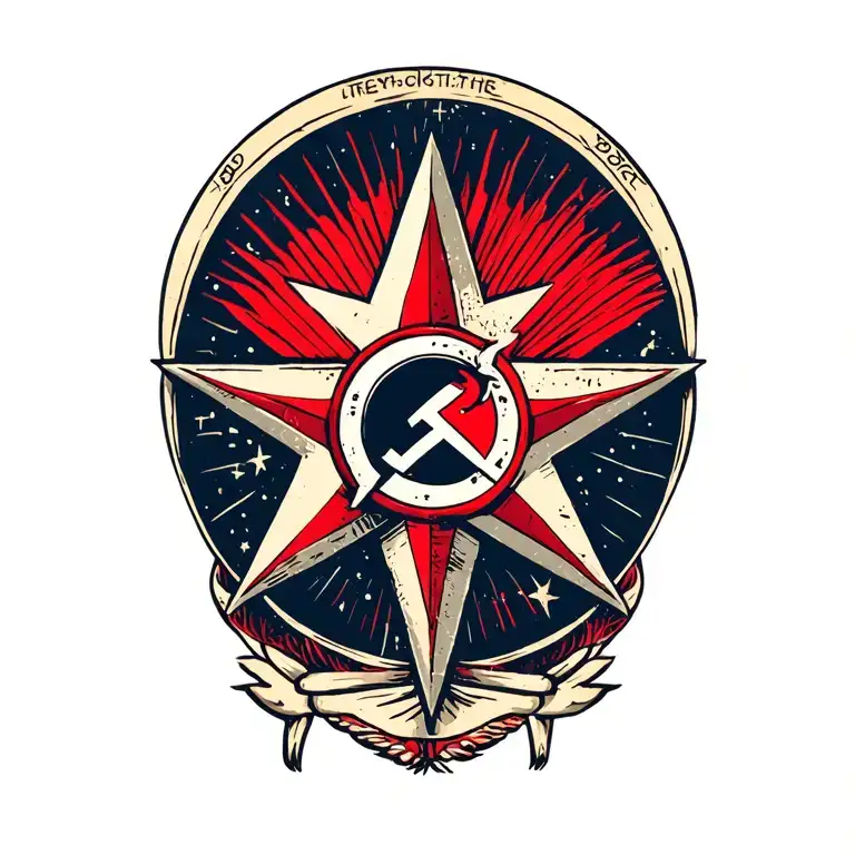 Communist Anarco Star