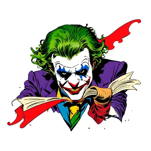 Joker Comic Book Style