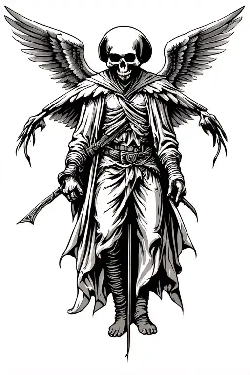 Reaper With Wings