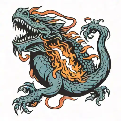 Dragon Fire Breathing Dragon
