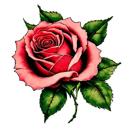 Baby Sleeping In A Rose American Traditional Style