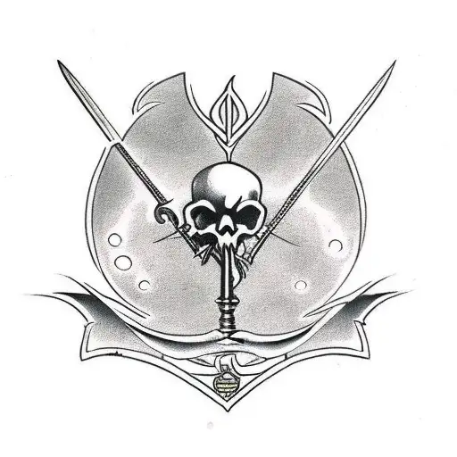 A Scythe With A Very Long Blade It Should Also Be Black And White