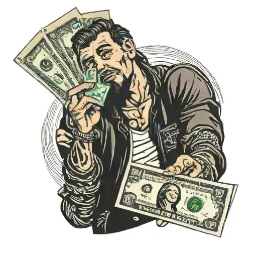 Guy Holding Money