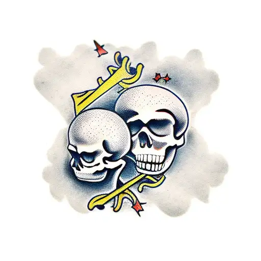 Handshake With Skeleton Arm